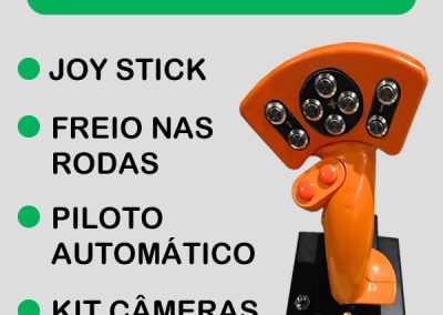 Opcionais: Joy Stick, Freio nas rodas, Piloto automático e Kit Câmeras